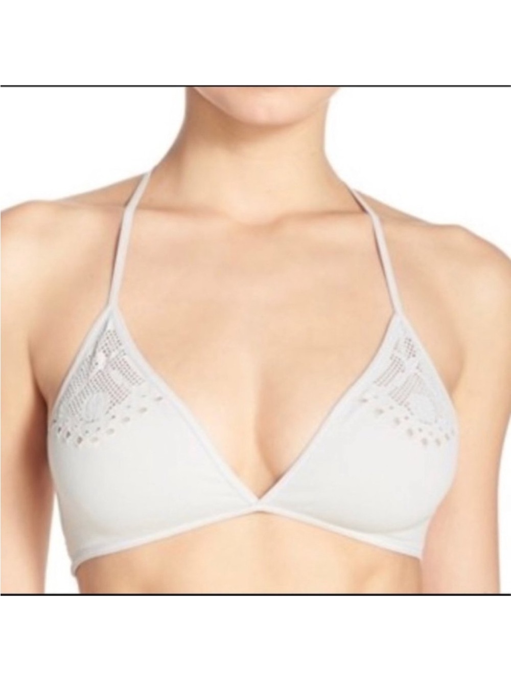Free People Truth Be Told Bra Bralette in Light Grey NWT